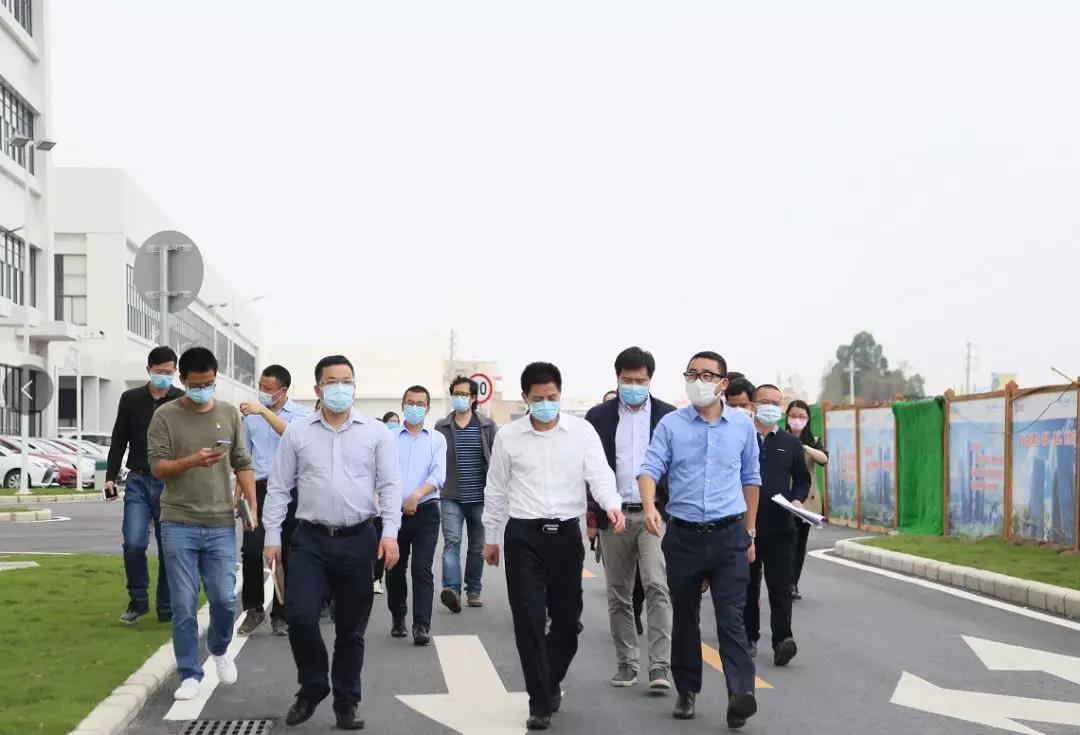 顺德区委副书记、区长彭聪恩一行调研NG娱乐环境顺德环保科技产业园